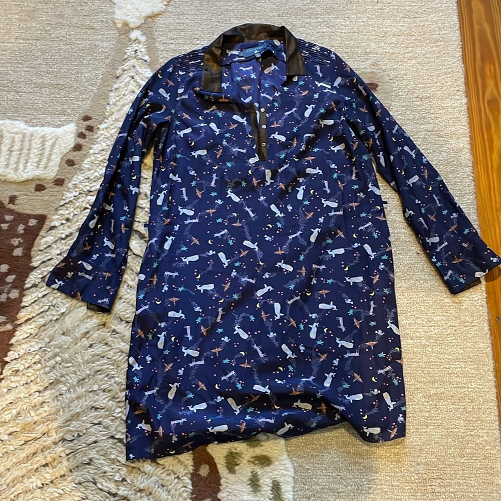 Cotelac animal print mini dress size 2
